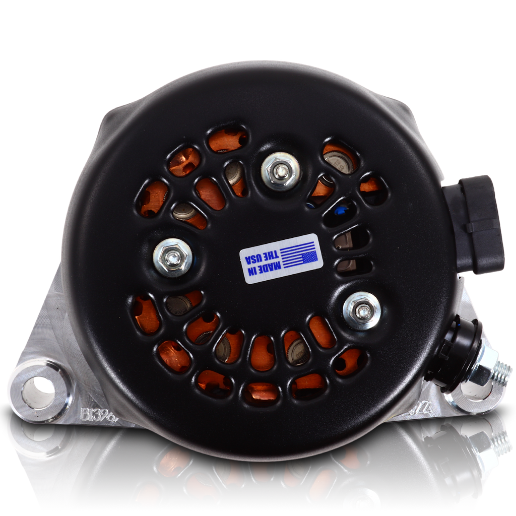 S Series Billet 240 AMP Racing Alternator For C6 Corvette - Machined Finish