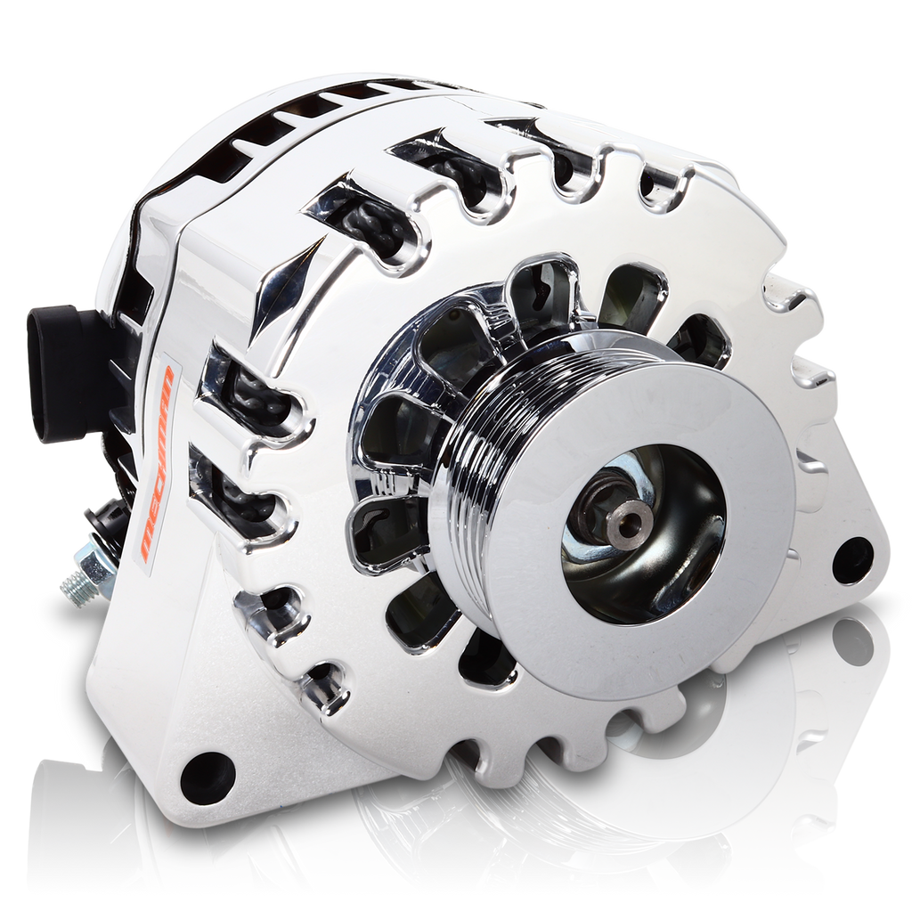 S Series Billet 170 AMP Racing Alternator For C6 Corvette - Chrome Finish
