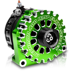 Mechman 400 Amp RVC Bypass High Output Alternator 2014+ Chevrolet GMC Cadillac - Green Billet