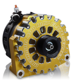 Mechman 400 Amp RVC Bypass High Output Alternator 2014+ Chevrolet GMC Cadillac - Yellow Billet