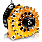 Mechman 400 Amp RVC Bypass High Output Alternator 2014+ Chevrolet GMC Cadillac - Orange Billet