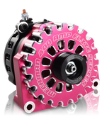Mechman 400 Amp RVC Bypass High Output Alternator 2014+ Chevrolet GMC Cadillac - Pink Billet