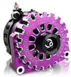 Mechman 400 Amp RVC Bypass High Output Alternator 2014+ Chevrolet GMC Cadillac - Purple Billet