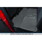 Smart Trim™ Custom Fit Floor Liners For 2007-2013 Silverado/Sierra 1500 - 2007-2014 2500/3500 HD Crew Cabin