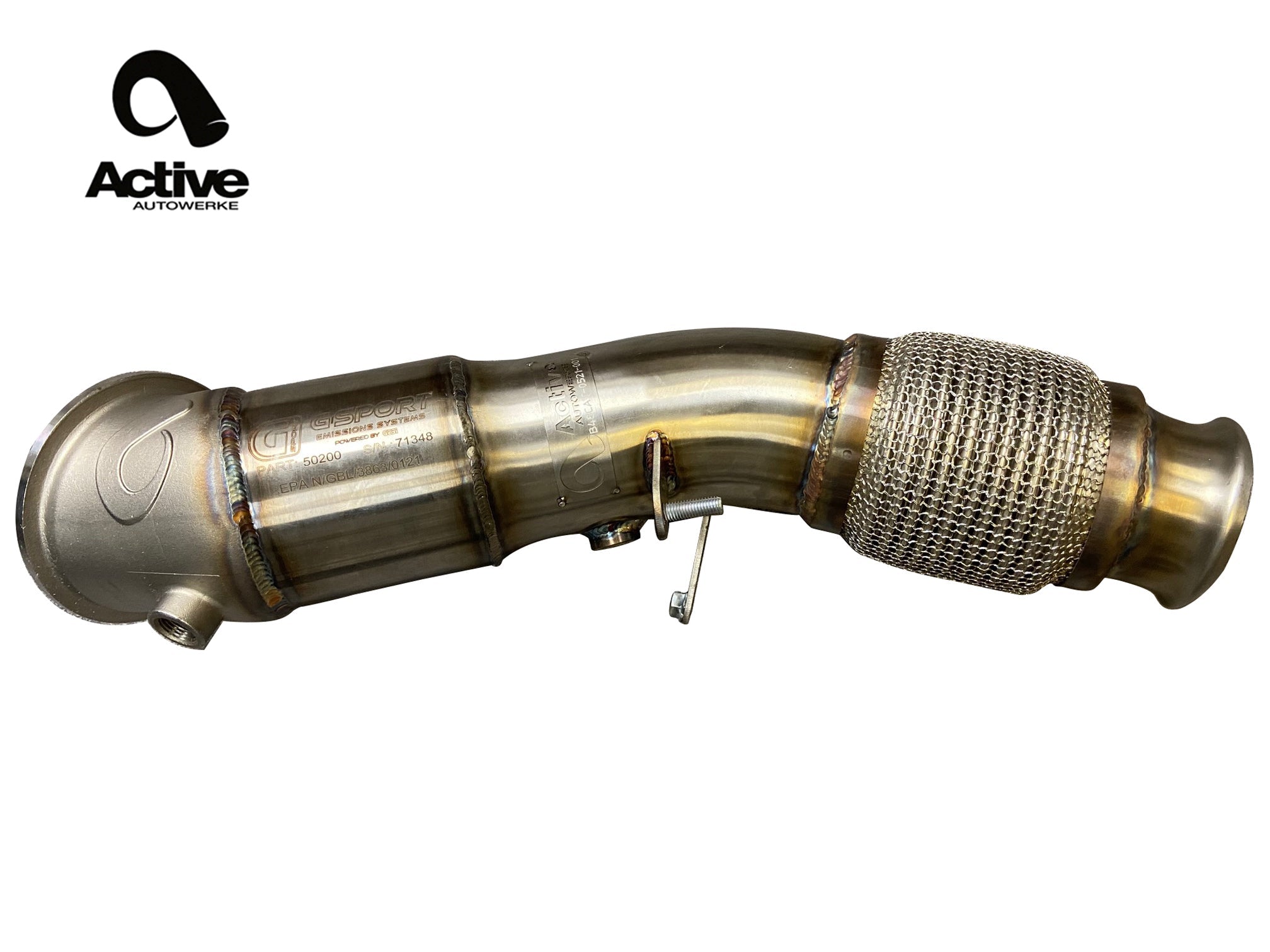 Active Autowerke BMW B46/B48 F3X 230i 330i 430i and G2X 330e GESI Catted Downpipe