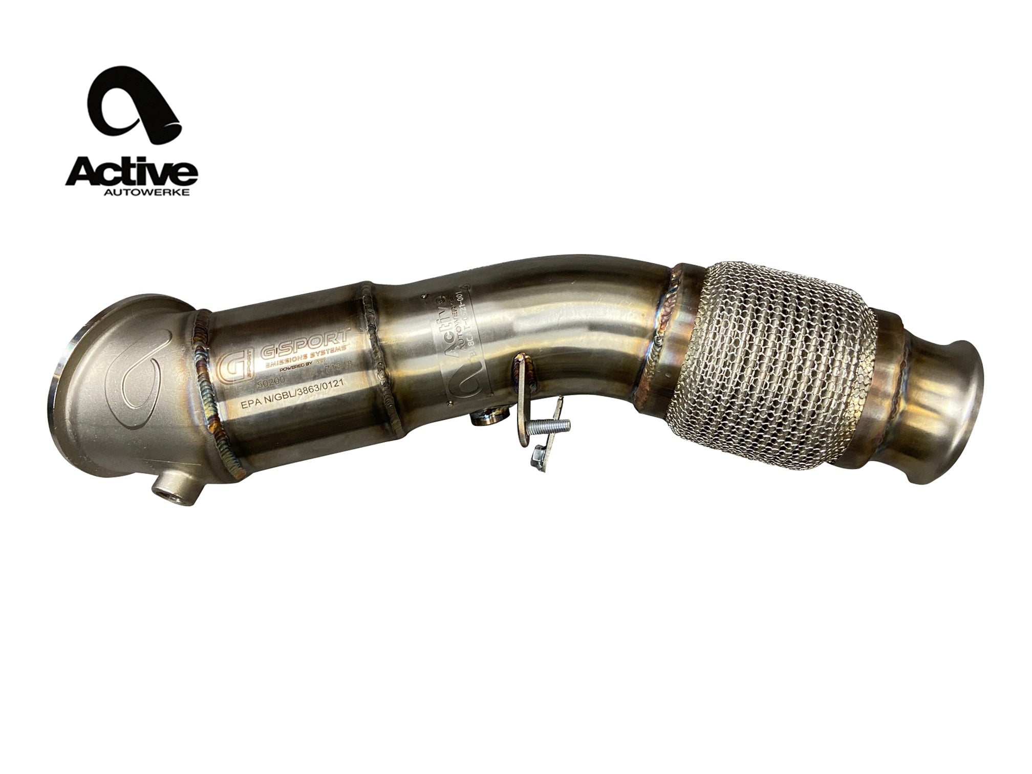 Active Autowerke BMW B46/B48 F3X 230i 330i 430i and G2X 330e GESI Catted Downpipe