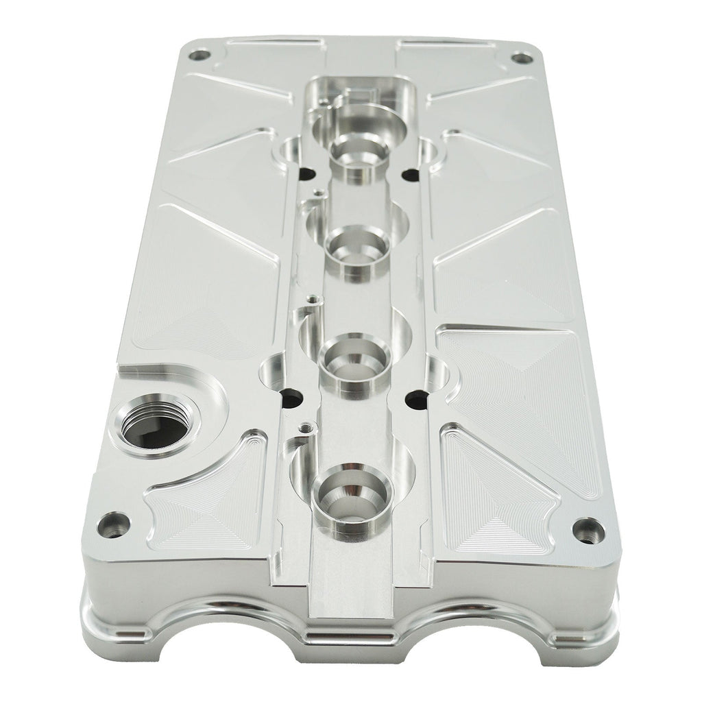 Billet B Series Vented Valve Cover Baffle B16 B18 AN10 For Honda Acura DOHC Vtec - Bull Boost Performance