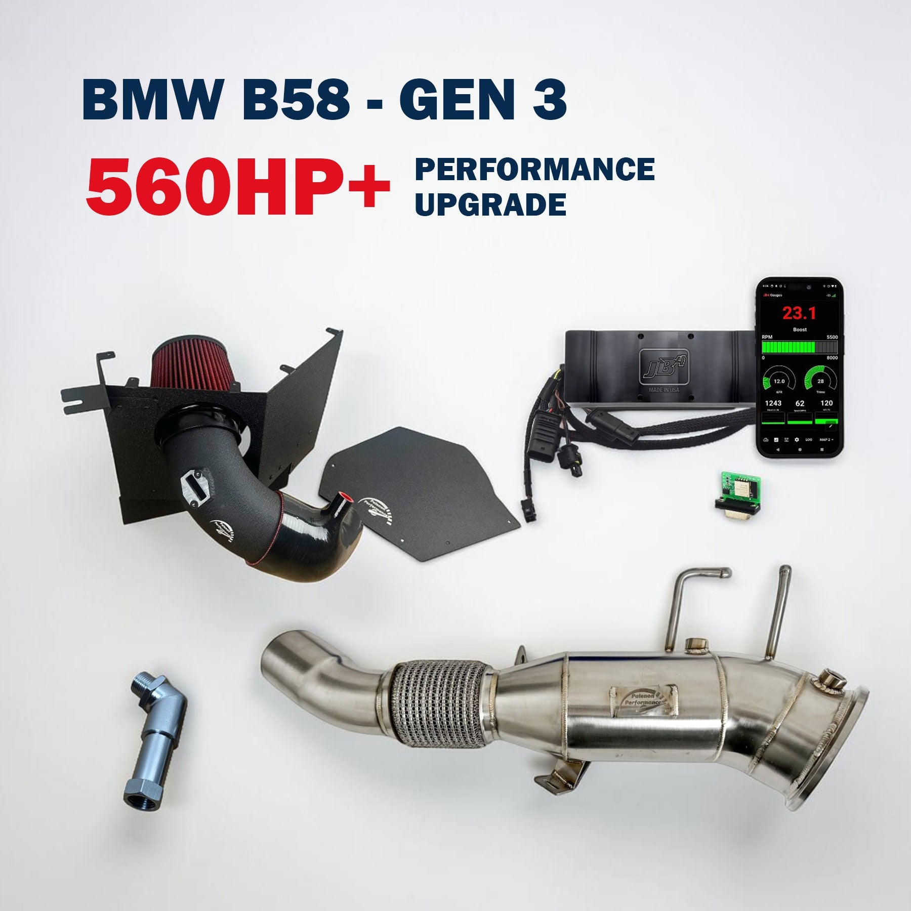 500HP Performance Upgrade For BMW B58 - M340i, M440i, M240i, 540i, 840i, M140i, M240i, 340i, 440i