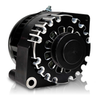 S Series Billet 170a racing alt - Early Ford - Black