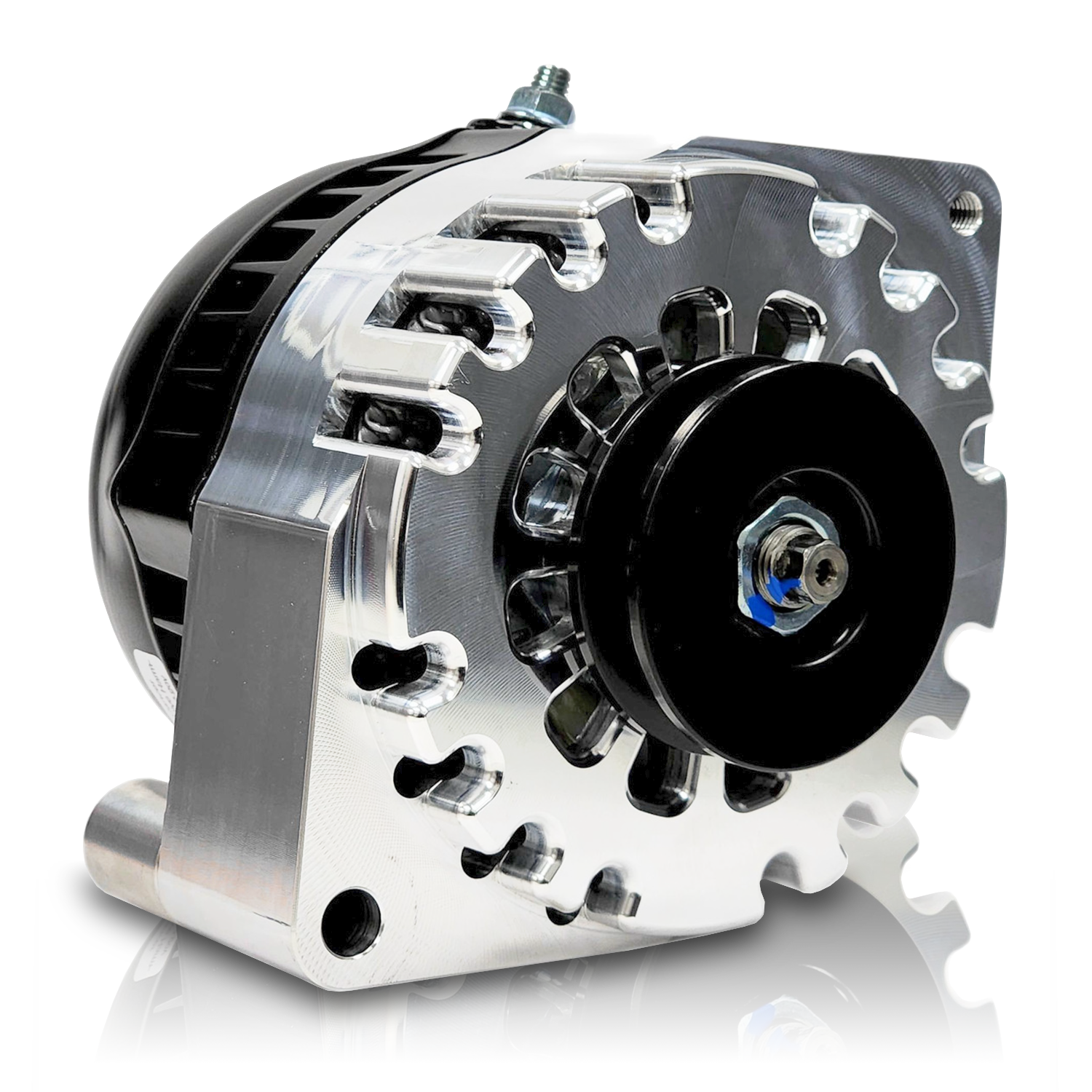 S Series Billet 170a racing alt - Early Ford - Chrome