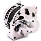 320 amp GM one wire alternator (12SI bolt pattern) with March Pulley /Fan - Polished