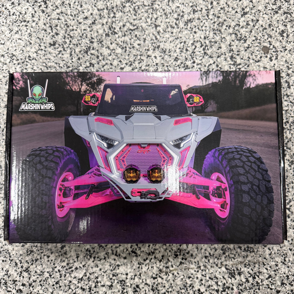 Polaris RZR Pro Series RGBW LED Chasing Fang Lights | App Control & Turn Signal Sync