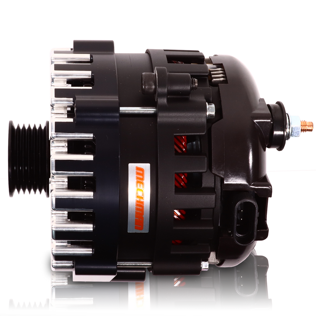400 amp Elite series alternator for 88-95 GM Truck - Black
