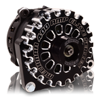 400 amp Elite series alternator for 88-95 GM Truck - Black