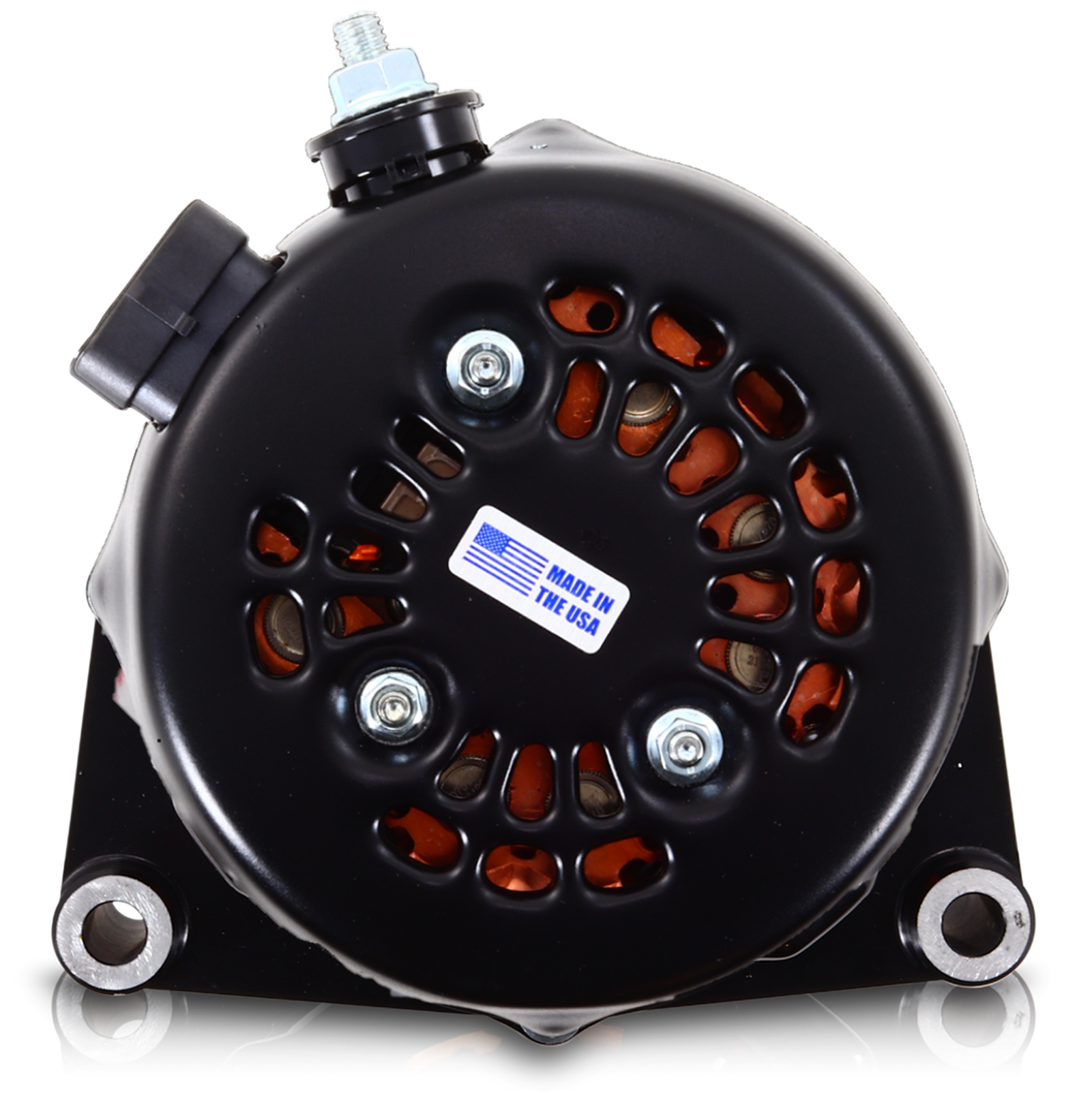 Mechman 240 Amp High Output Alternator 1996-2004 GM Truck 4.3L 4.8L 5.3L 5.7L 6L - Black Billet