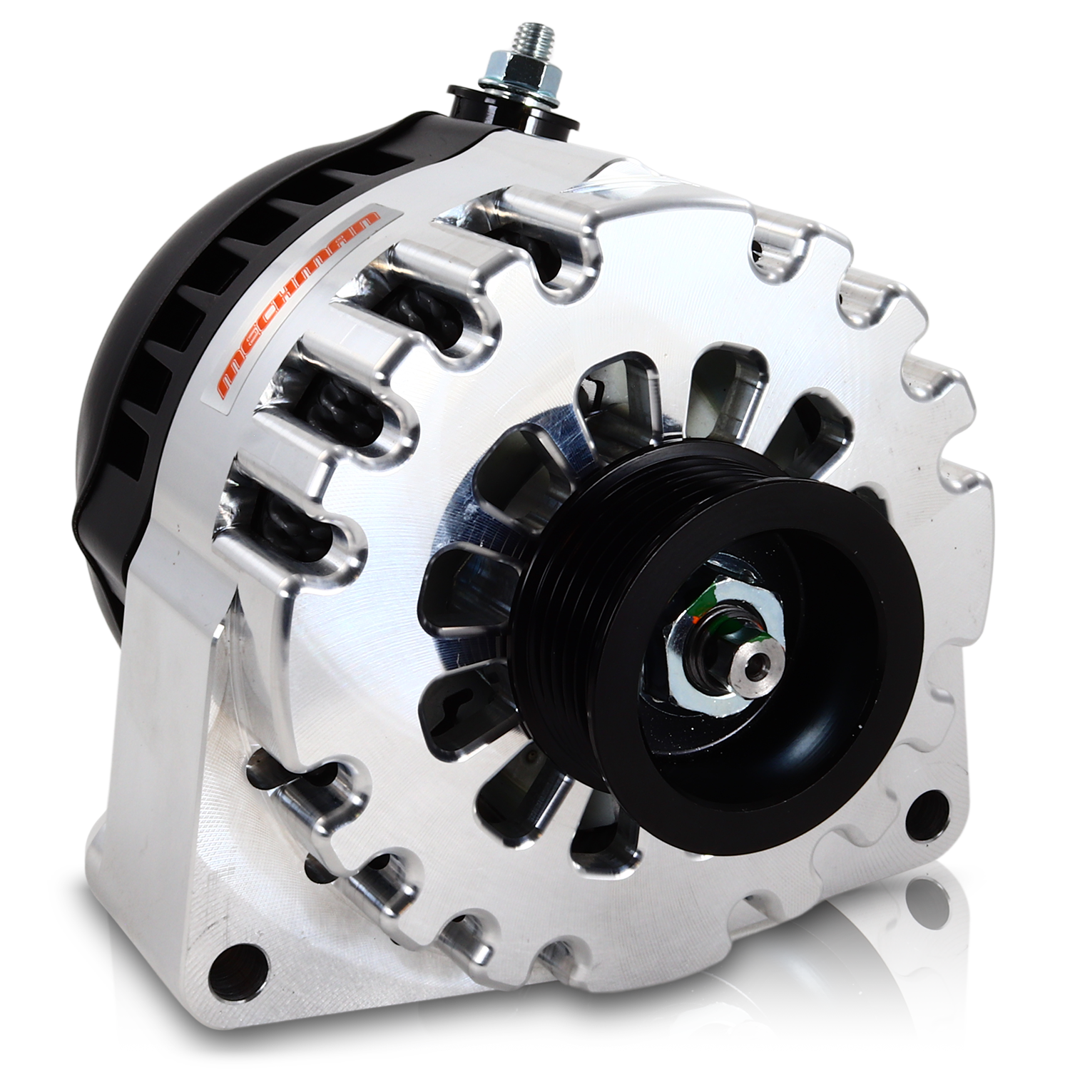 Mechman 240 Amp High Output Alternator 1996-2004 GM Truck 4.3L 4.8L 5.3L 5.7L 6L - Machined Billet