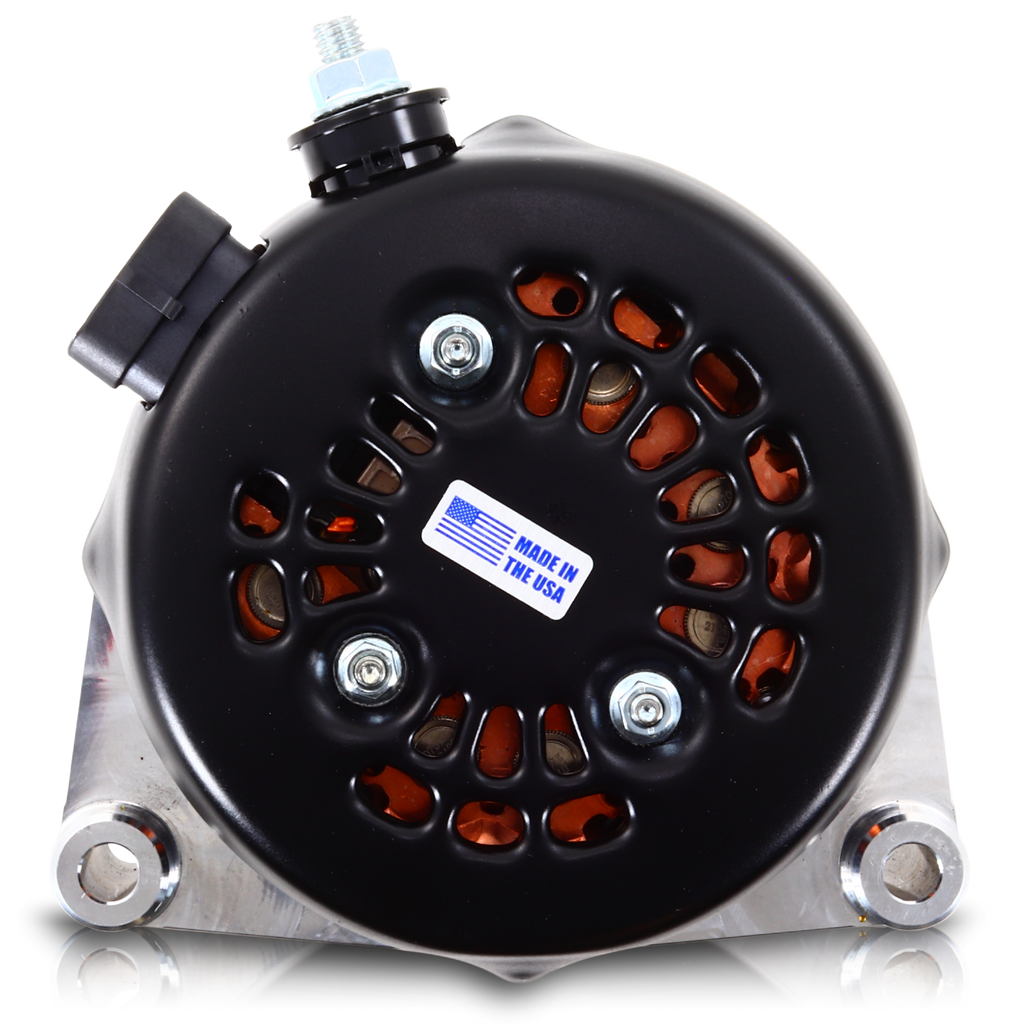 Mechman 170 Amp High Output Alternator 1996-2004 GM Truck 4.3L 4.8L 5.3L 5.7L 6L - Machined Billet