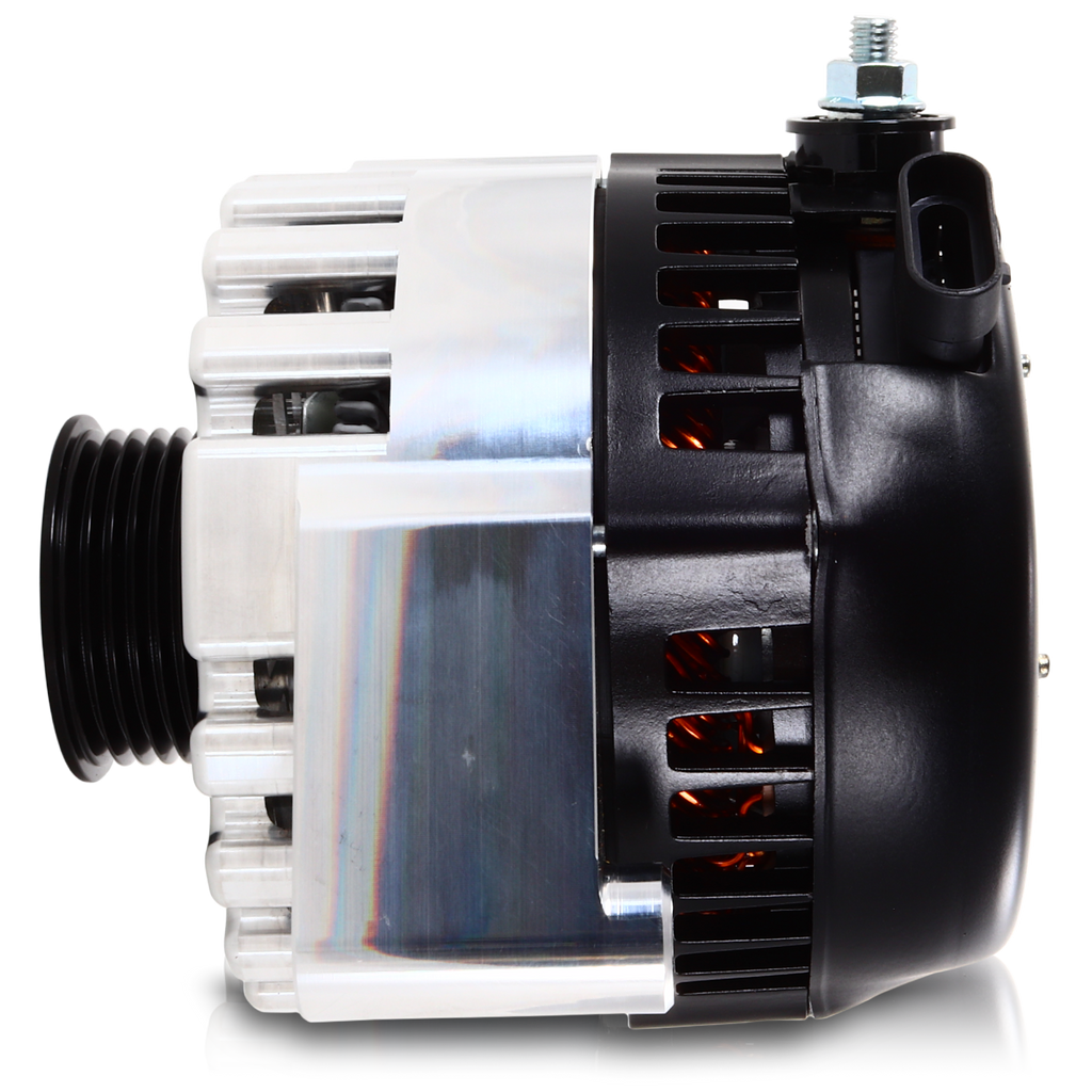 Mechman 170 Amp High Output Alternator 1996-2004 GM Truck 4.3L 4.8L 5.3L 5.7L 6L - Machined Billet
