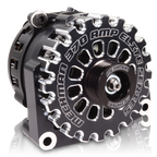 Mechman 400 Amp High Output Alternator 1996-2004 GM Truck 4.3L 4.8L 5.3L 5.7L 6L - Black Billet