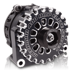 Mechman 400 Amp RVC Bypass Alternator 2005-2013 GM Truck 4.3L 4.8L 5.3L 5.7L 6L - Black Billet