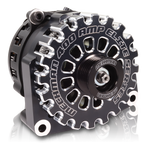 Mechman 400 Amp High Output Alternator 1996-2004 GM Truck 4.3L 4.8L 5.3L 5.7L 6L - Black Billet
