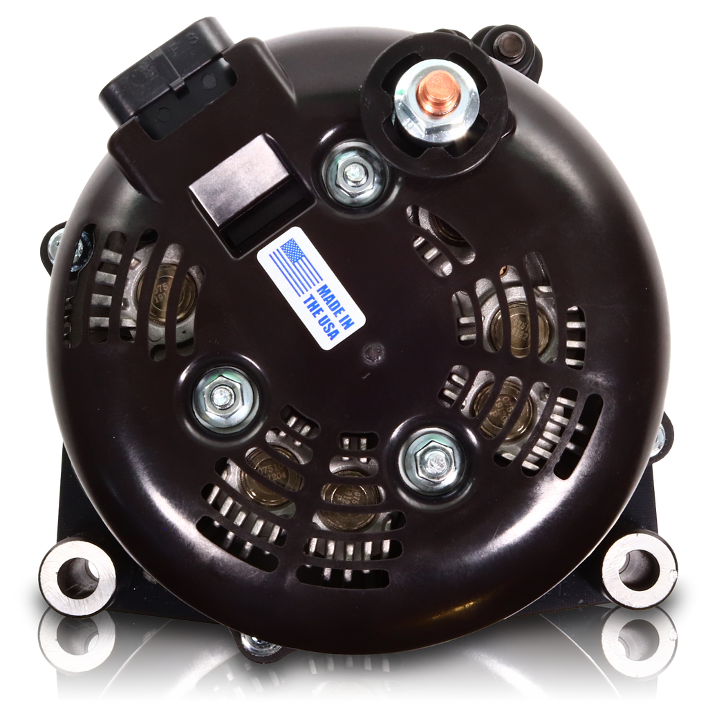 Mechman 400 Amp High Output Alternator 1996-2004 GM Truck 4.3L 4.8L 5.3L 5.7L 6L - Black Billet