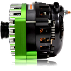 Mechman 400 Amp RVC Bypass Alternator 2005-2013 GM Truck 4.3L 4.8L 5.3L 5.7L 6L - Green Billet