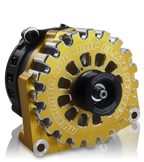 Mechman 400 Amp RVC Bypass Alternator 2005-2013 GM Truck 4.3L 4.8L 5.3L 5.7L 6L - Yellow Billet