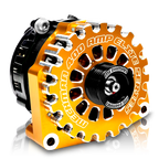 Mechman 400 Amp High Output Alternator 1996-2004 GM Truck 4.3L 4.8L 5.3L 5.7L 6L - Orange Billet