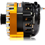 Mechman 400 Amp RVC Bypass Alternator 2005-2013 GM Truck 4.3L 4.8L 5.3L 5.7L 6L - Orange Billet