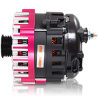 Mechman 400 Amp High Output Alternator 1996-2004 GM Truck 4.3L 4.8L 5.3L 5.7L 6L - Pink Billet