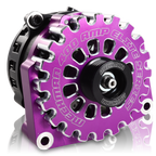 Mechman 400 Amp High Output Alternator 1996-2004 GM Truck 4.3L 4.8L 5.3L 5.7L 6L - Purple Billet
