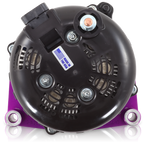 Mechman 400 Amp High Output Alternator 1996-2004 GM Truck 4.3L 4.8L 5.3L 5.7L 6L - Purple Billet