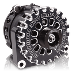 Mechman 370 Amp RVC Bypass Alternator 2005-2013 GM Truck 4.3L 4.8L 5.3L 5.7L 6L - Black Billet