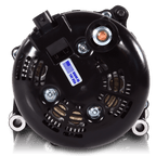Mechman 370 Amp RVC Bypass Alternator 2005-2013 GM Truck 4.3L 4.8L 5.3L 5.7L 6L - Black Billet