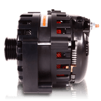 Mechman 370 Amp RVC Bypass Alternator 2005-2013 GM Truck 4.3L 4.8L 5.3L 5.7L 6L - Black Billet