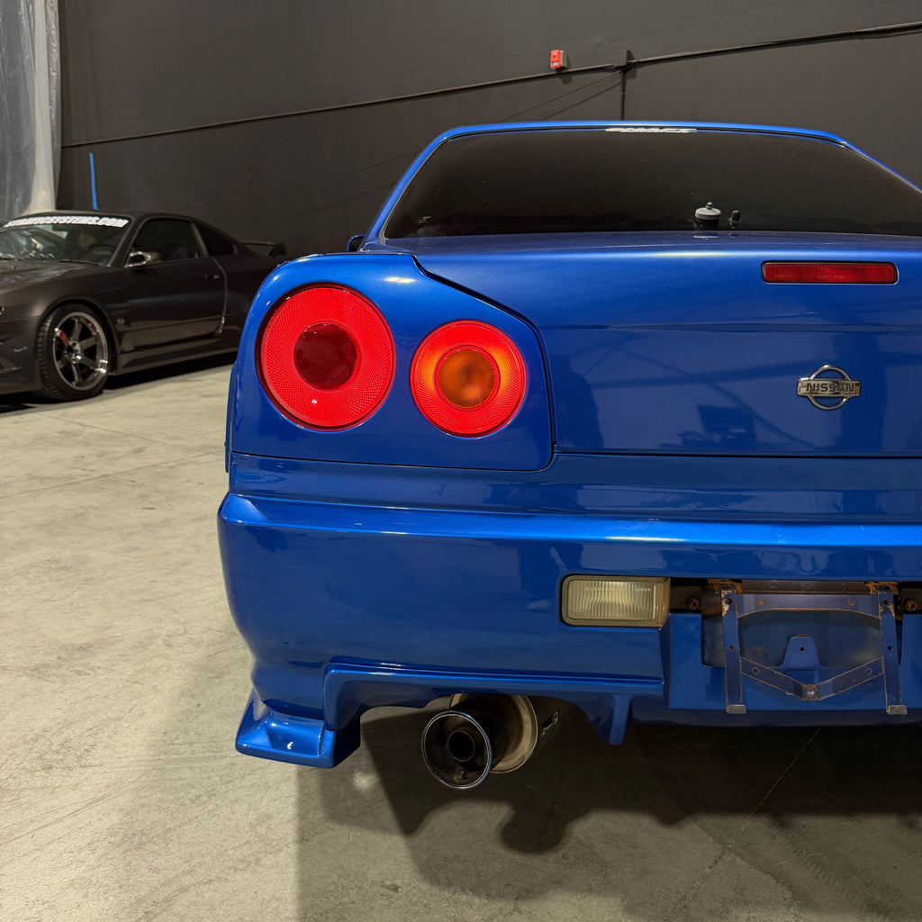 2000 Nissan Skyline R34 GTT Bayside Blue by Bull Boost Performance
