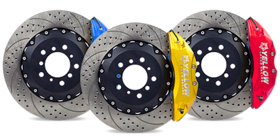 Yellow Speed Racing Front 8 Piston Ultra Big Brake Kit - Audi S8 1996-2003 (D2)