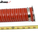 2.5X40" 2PC Brake Cooling Dual Layerinsulation Hose Flange Aluminum