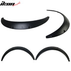 Universal Matte Black 2PCS 70mm Thickness Rear Fender Flares PU