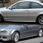 2000-2006 E46 3 Series 2Dr MT M  Sport Unpainted Gray Side Skirts PP