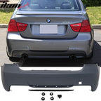 Fits 06-11 E90 Sedan 328 328i MT Msport Rear Bumper&Diffuser