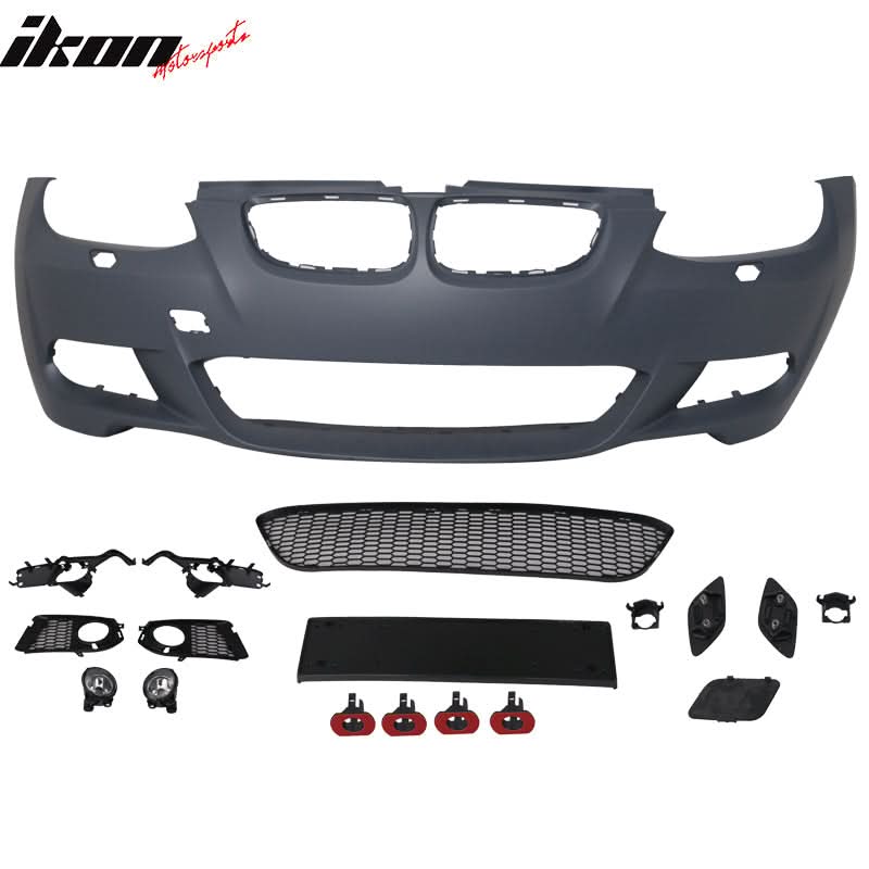 2007-2010 E92 E93 Pre-LCI M-T Msport Front Bumper Cover + Foglamp