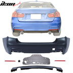 2012-2018 BMW F30 M-Tech Rear Bumper 335i Single Muffler Twin Outlet