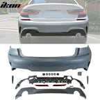 2019-2022 BMW G20 3 Series Sedan 4DR M-Tech Style Rear Bumper Cover