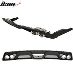 2015-2017 Ford Mustang GT-350 Style Rear Diffuser W/ Dual Catback Tips