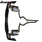 2015-2017 Ford Mustang GT-350 Style Rear Diffuser W/ Dual Catback Tips