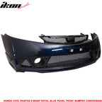 2006-2011 Honda Civic Mug Style Paint Royal Blue Pearl Front Bumper PP