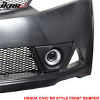Fits 06-11 Civic Mugen RR Front Bumper & Daytime Running Fog Lamp