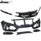 2016-2021 Honda Civic 10th-Gen Type-R Style Front Bumper Conversion